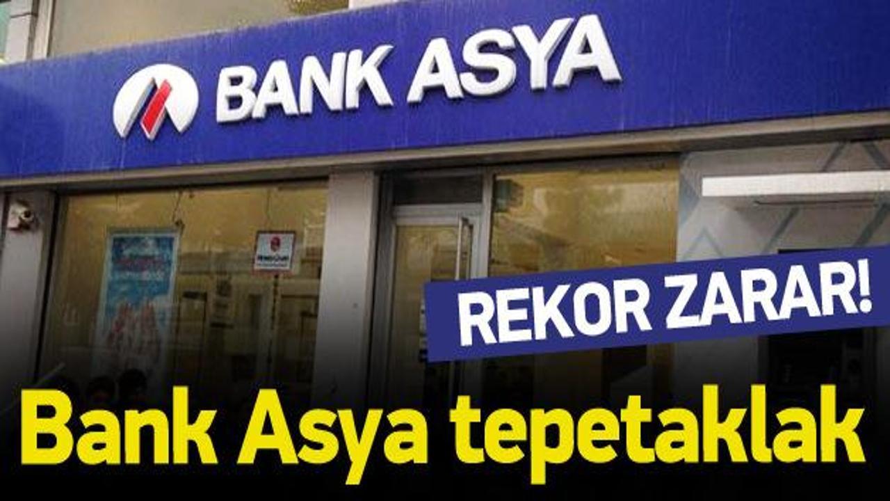 Bank Asya tepetaklak! Rekor zarar