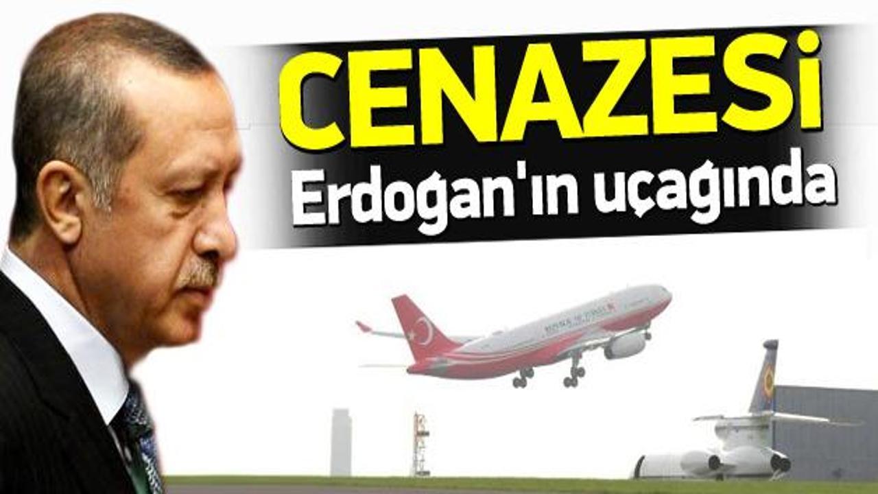 Karakaya'nın cenazesi Erdoğan'ın uçağında