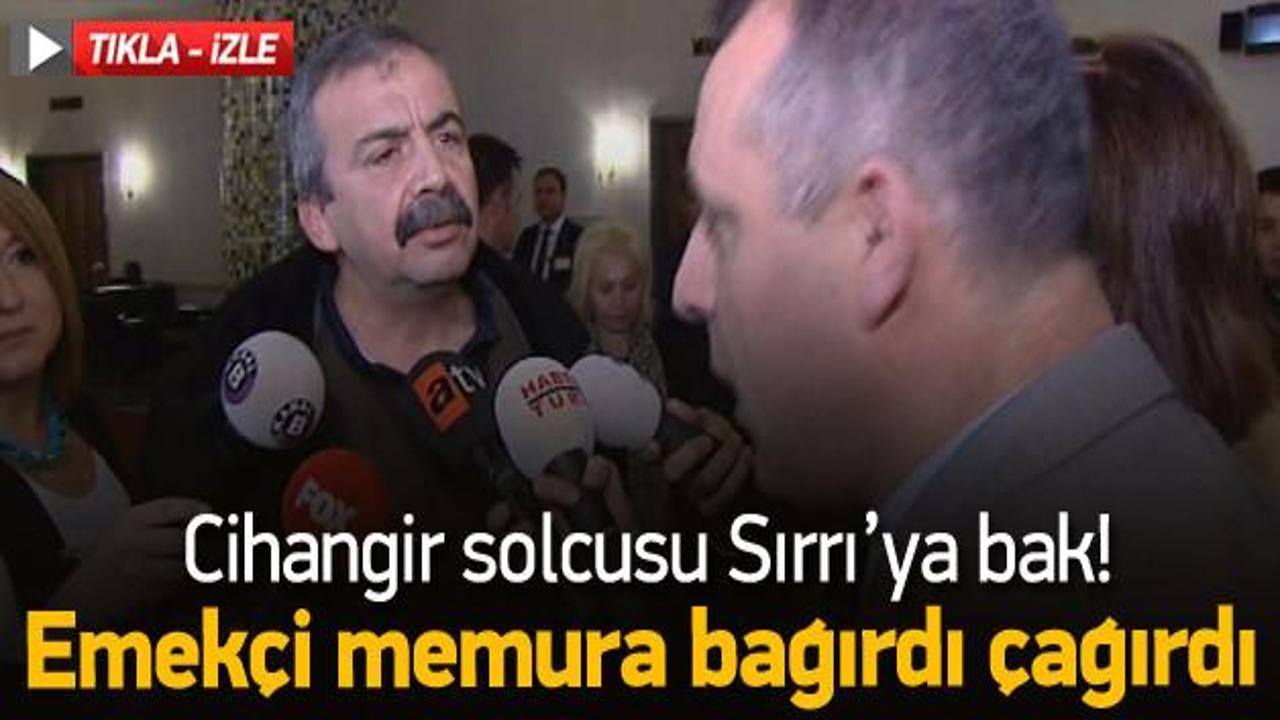 Sırrı Süreyya Önder Meclis görevlisini azarladı