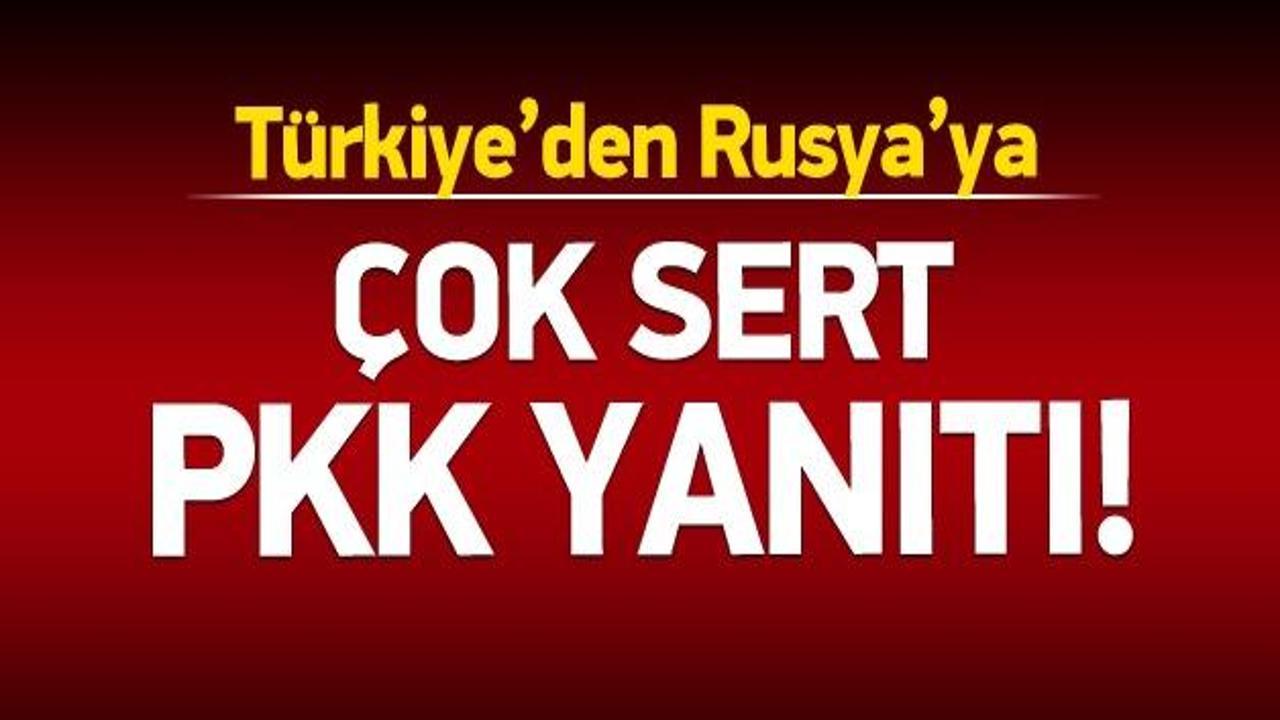 Türkiye'den Rusya'ya sert PKK yanıtı!
