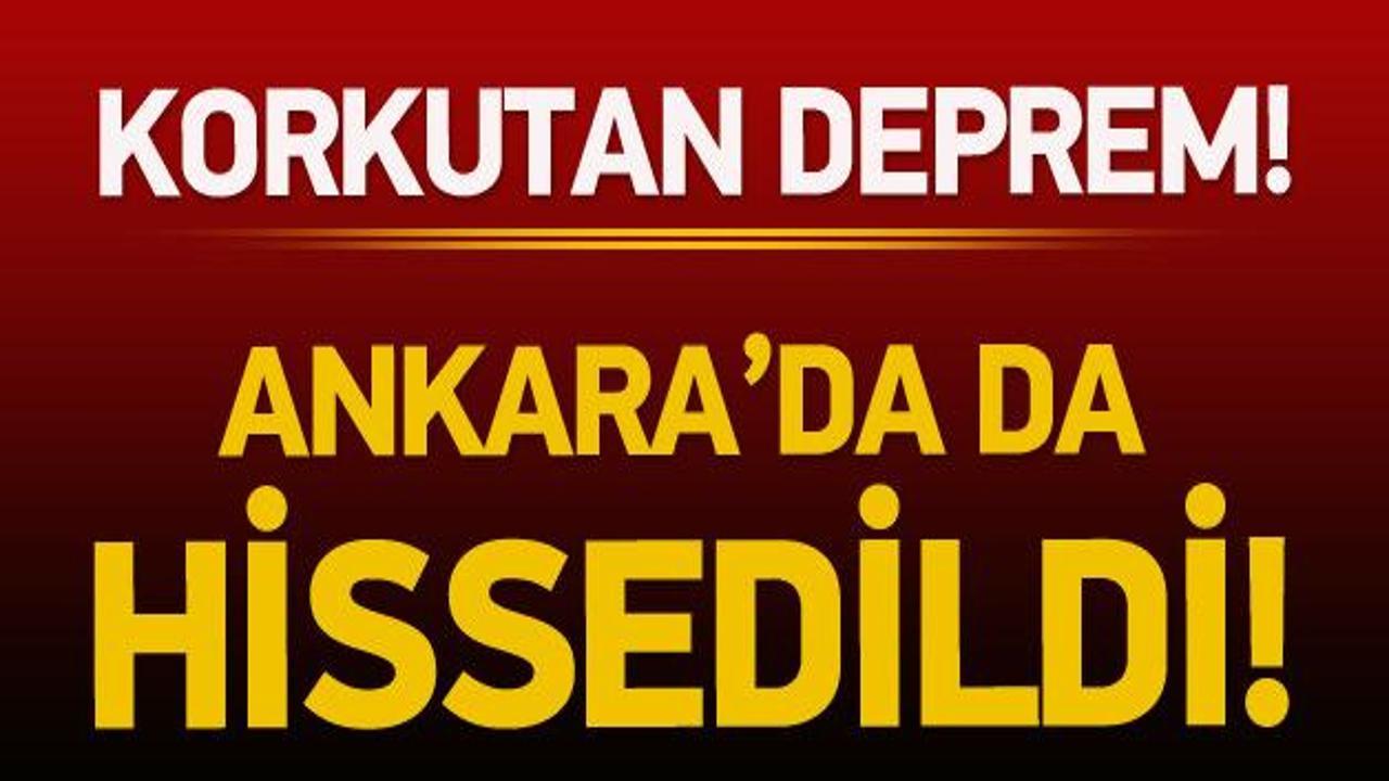 5 büyüklüğünde deprem! Ankara'da da hissedildi