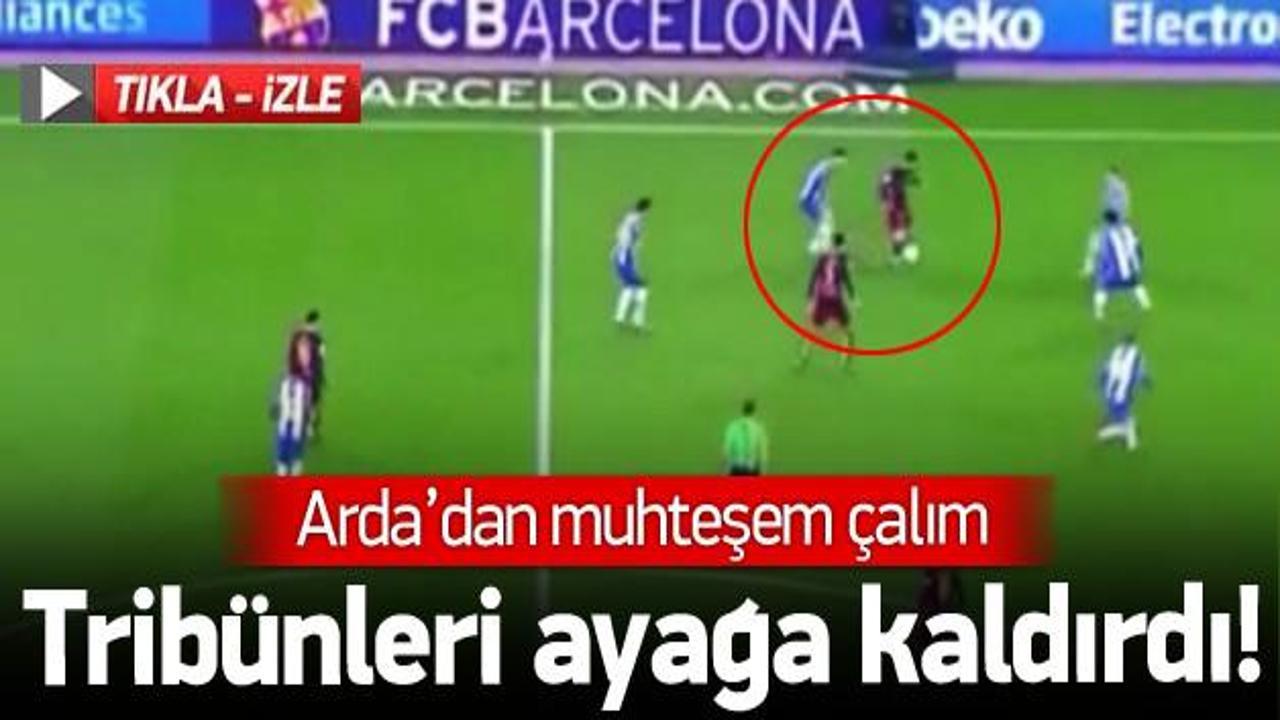 Arda'dan Nou Camp'ı ayağa kaldıran &ccedil;alım!