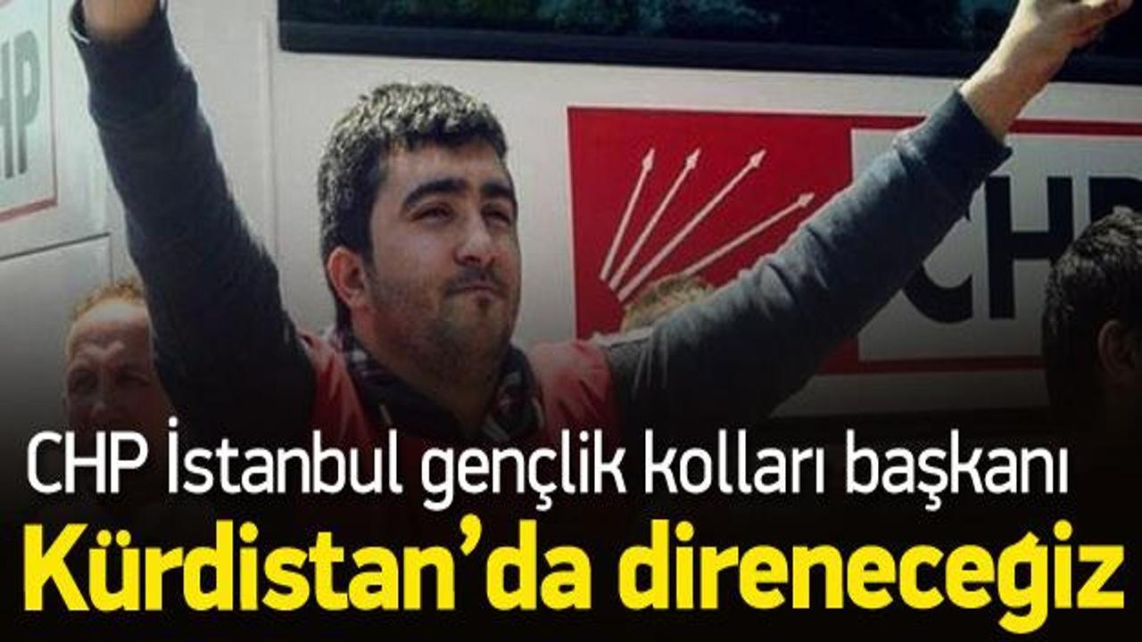 CHP İstanbul Gençlik kolları başkanından skandal 