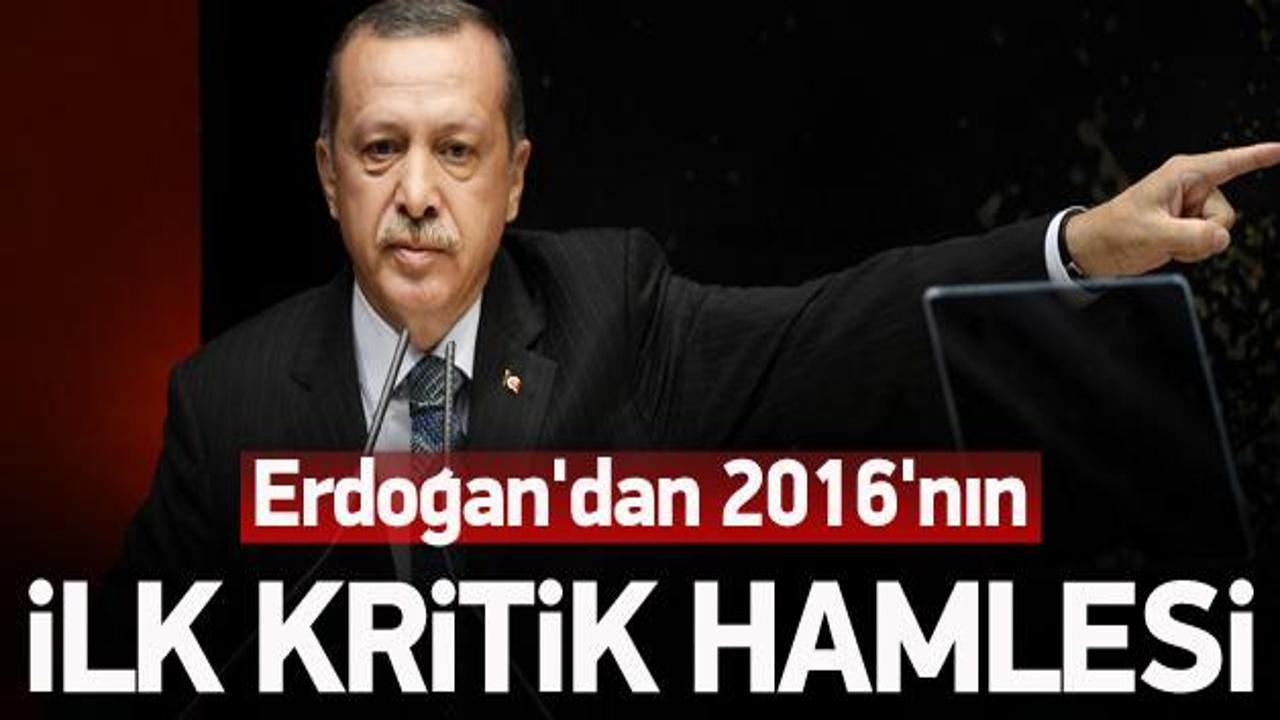 Erdoğan'dan 2016'nın ilk kritik hamlesi