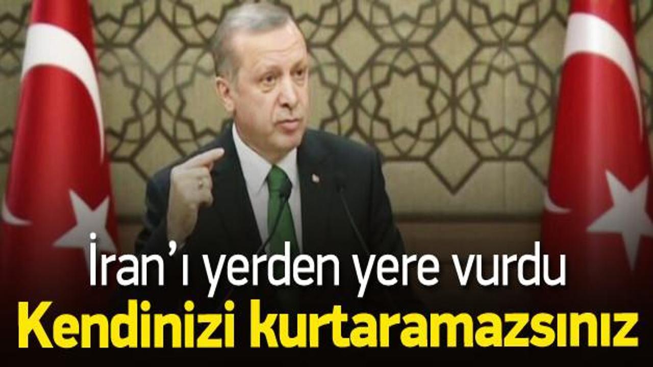 Erdoğan'dan İran'a sert tepki