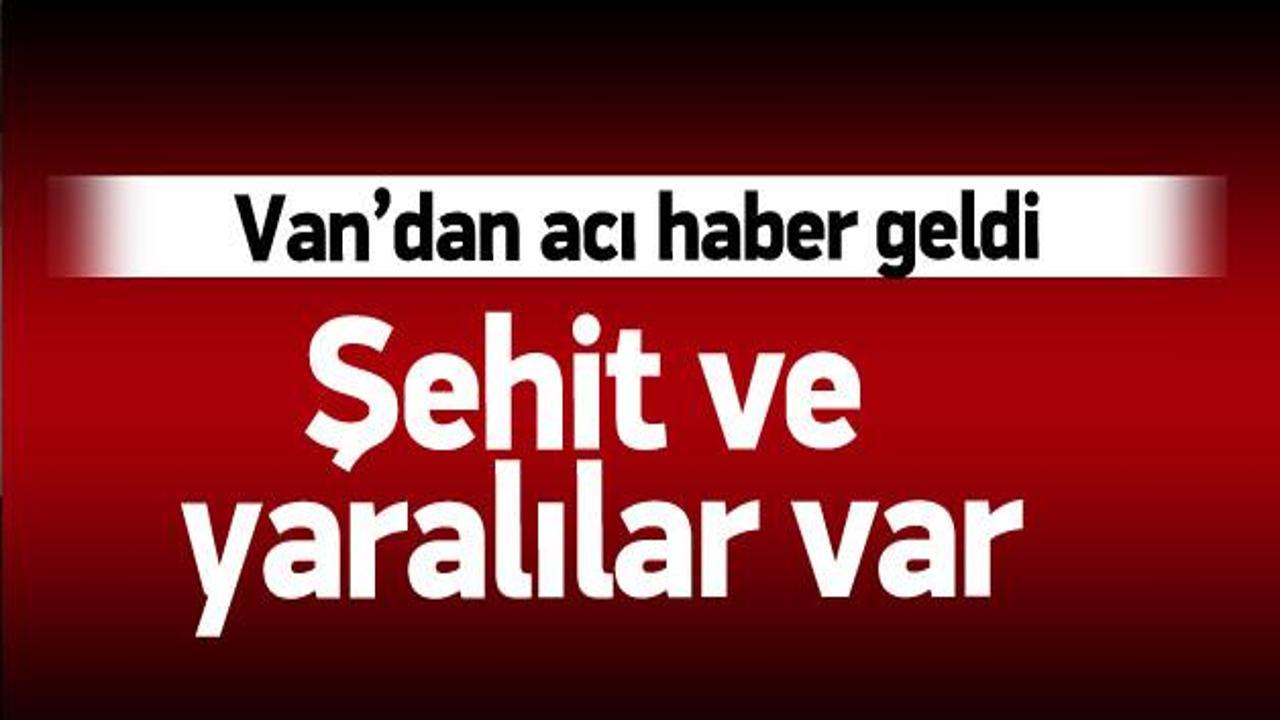 Van'da &ccedil;atışma: 1 polis şehit