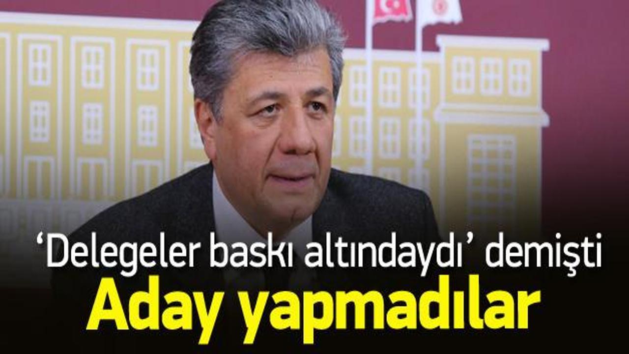 Balbay aday olamıyor