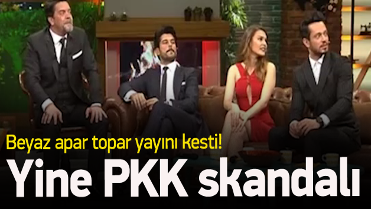 Beyaz Show'da PKK provokasyonu!