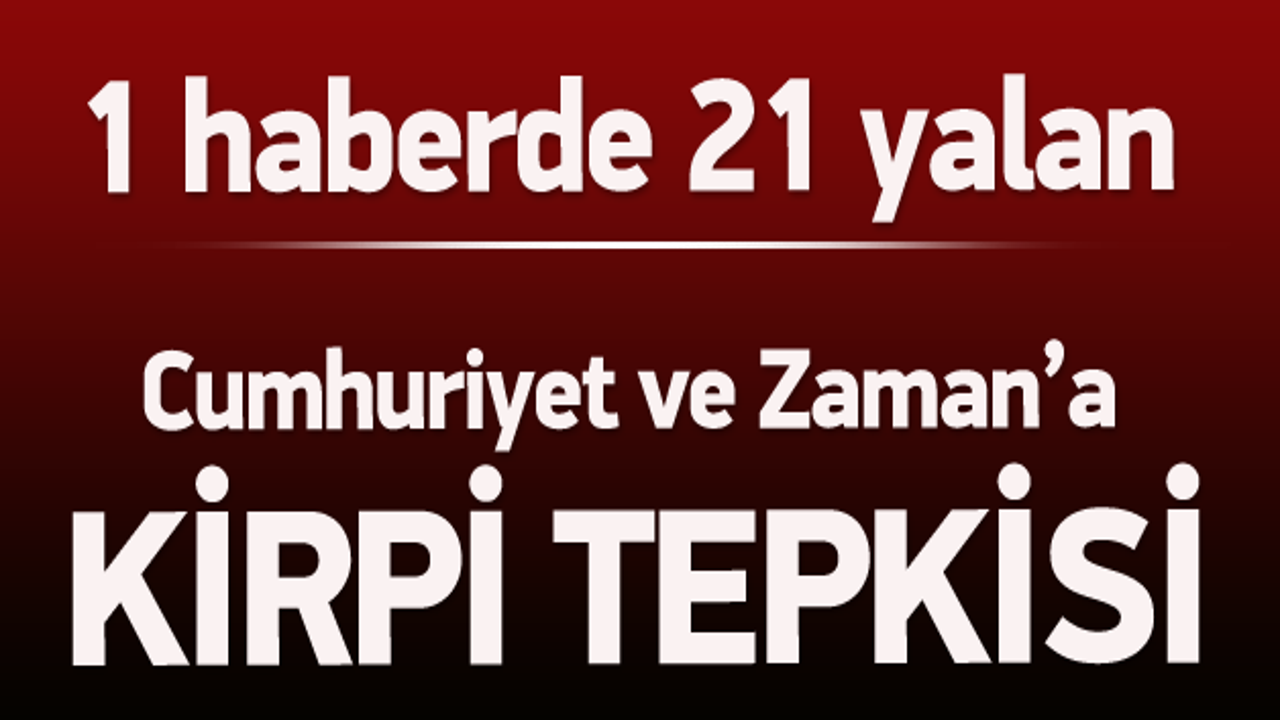 Cumhuriyet Gazetesi'nin 'kirpi' yalanı