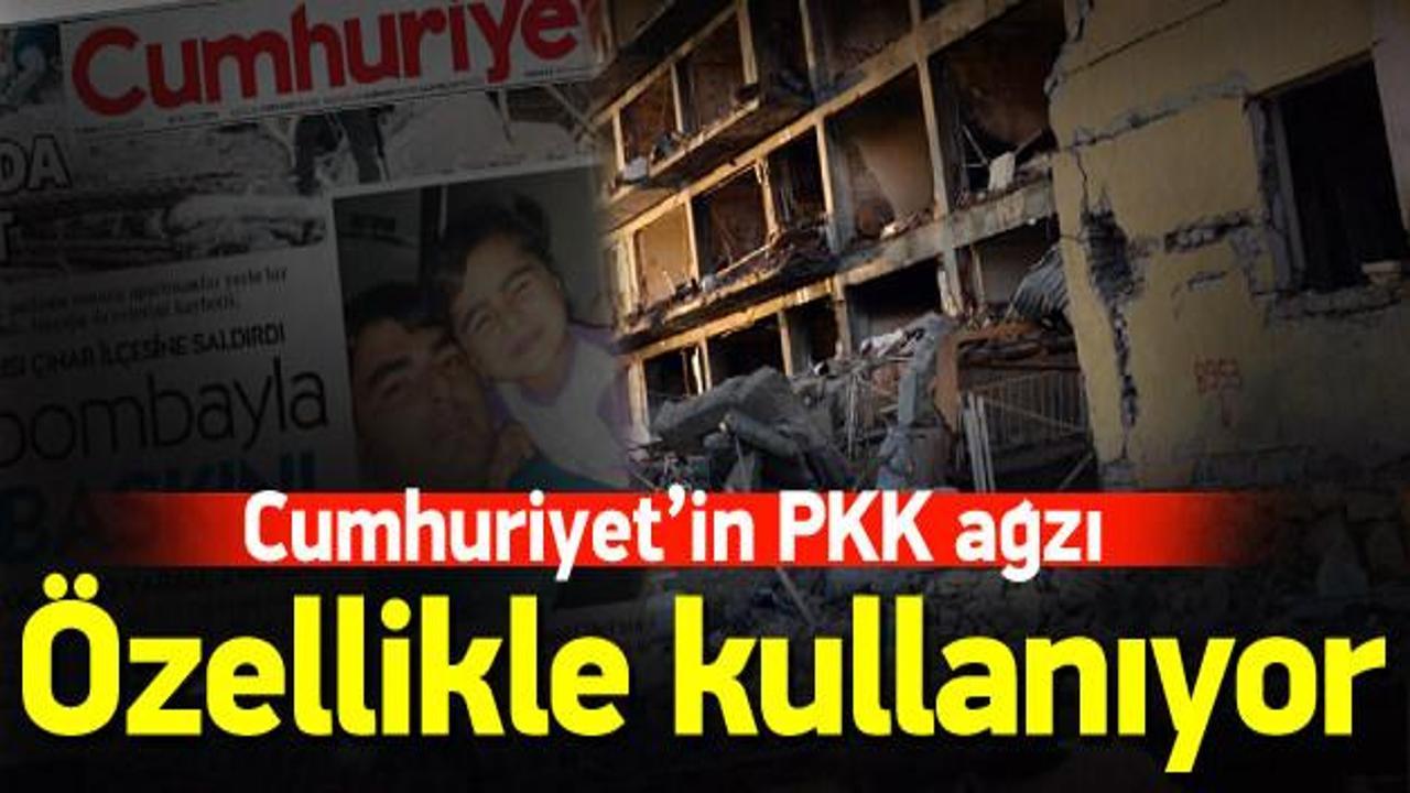 Cumhuriyet'ten "PKK" ağzı!