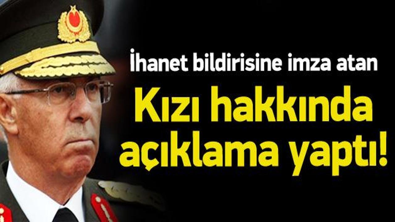 Eski Orgeneral bildiriye imza atan kızını savundu