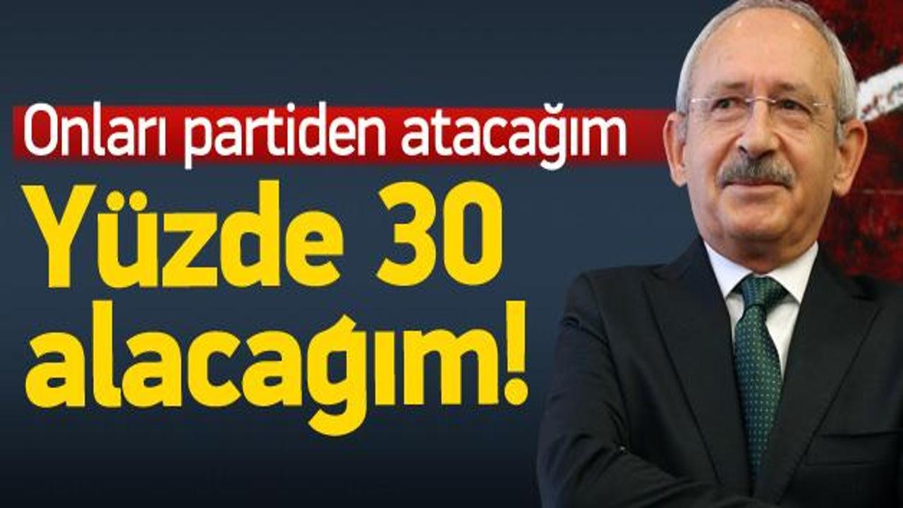Kılıçdaroğlu: Onları partiden atacağım