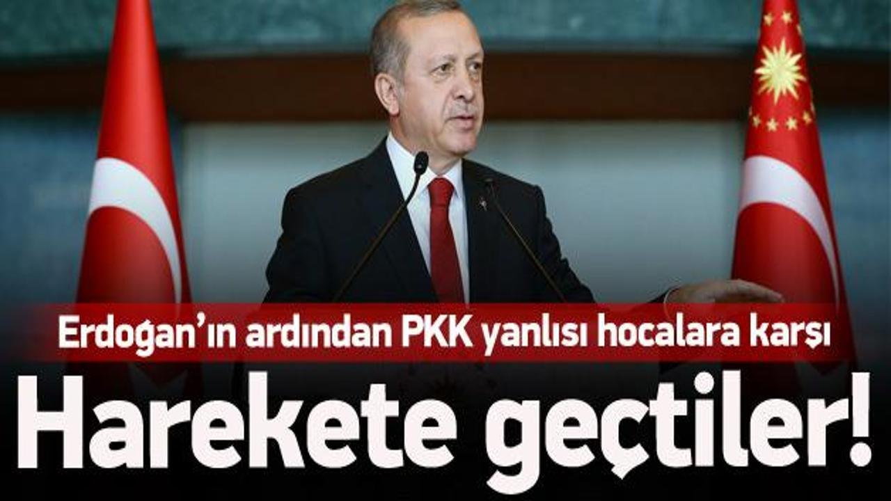 PKK yanlısı hocalara karşı harekete geçtiler!