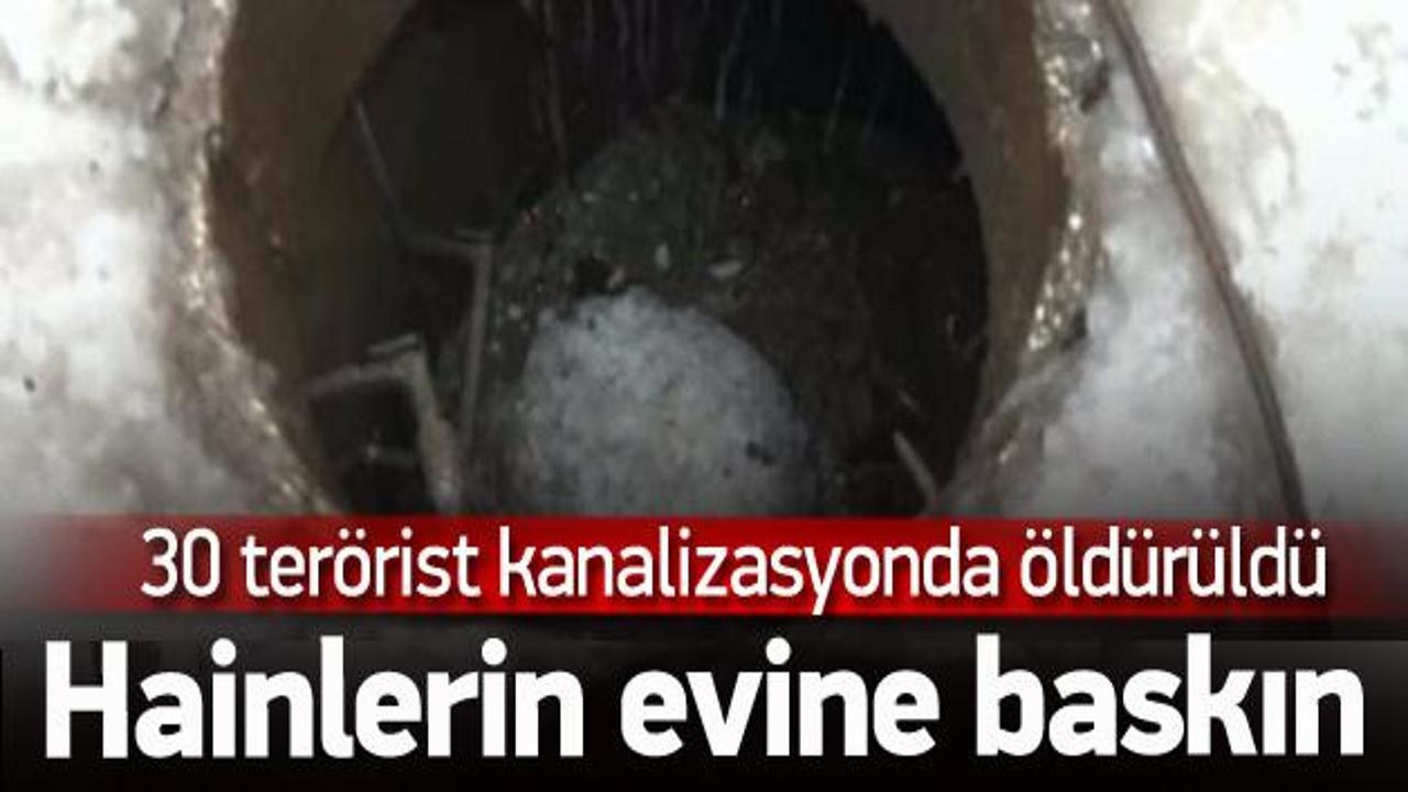 30 PKK'lı kanalizasyonda öldürüldü