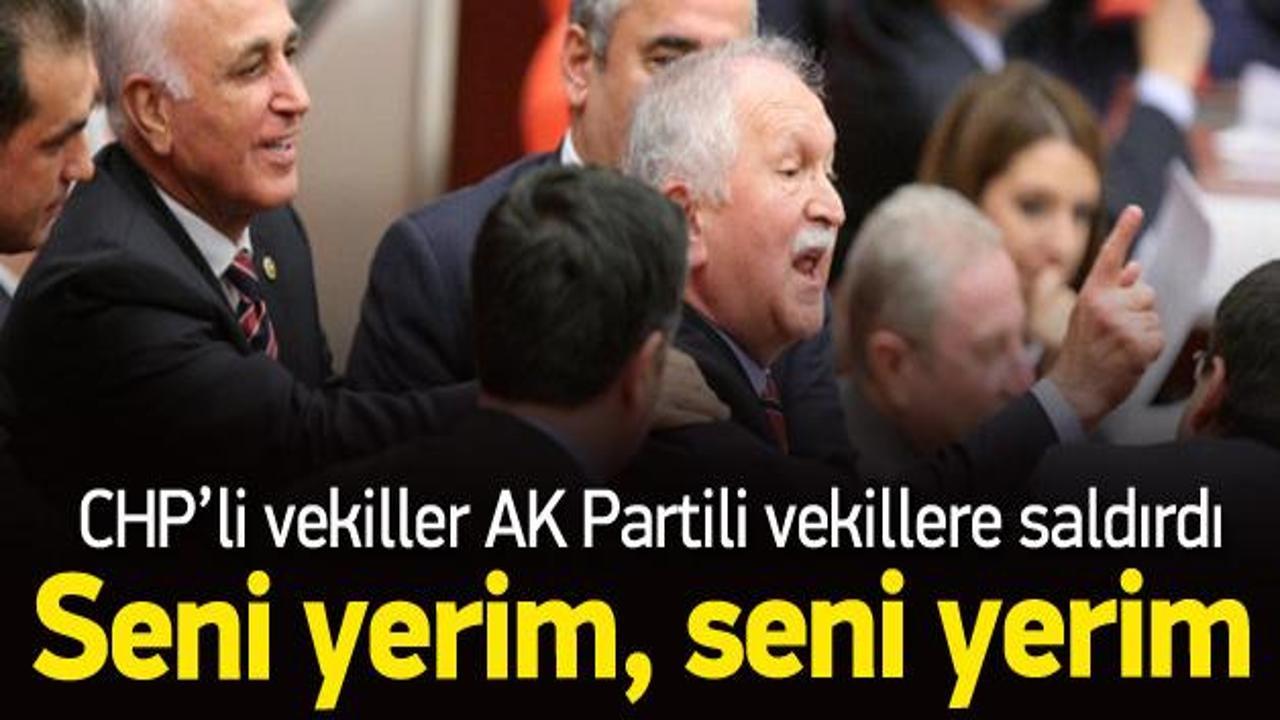 CHP'li vekilden AK Partili vekile: Seni yerim!