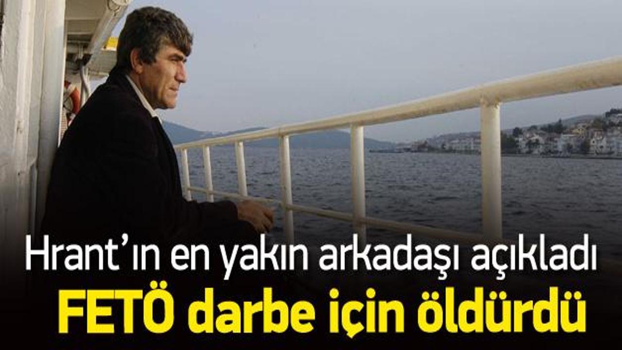 Eseyan: Hrant Dink'i FETÖ öldürdü