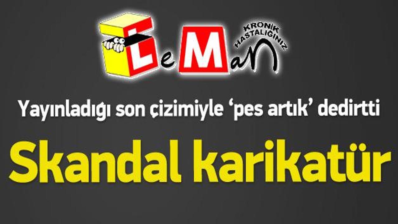Leman'dan skandal 'Cizre' karikatürü!
