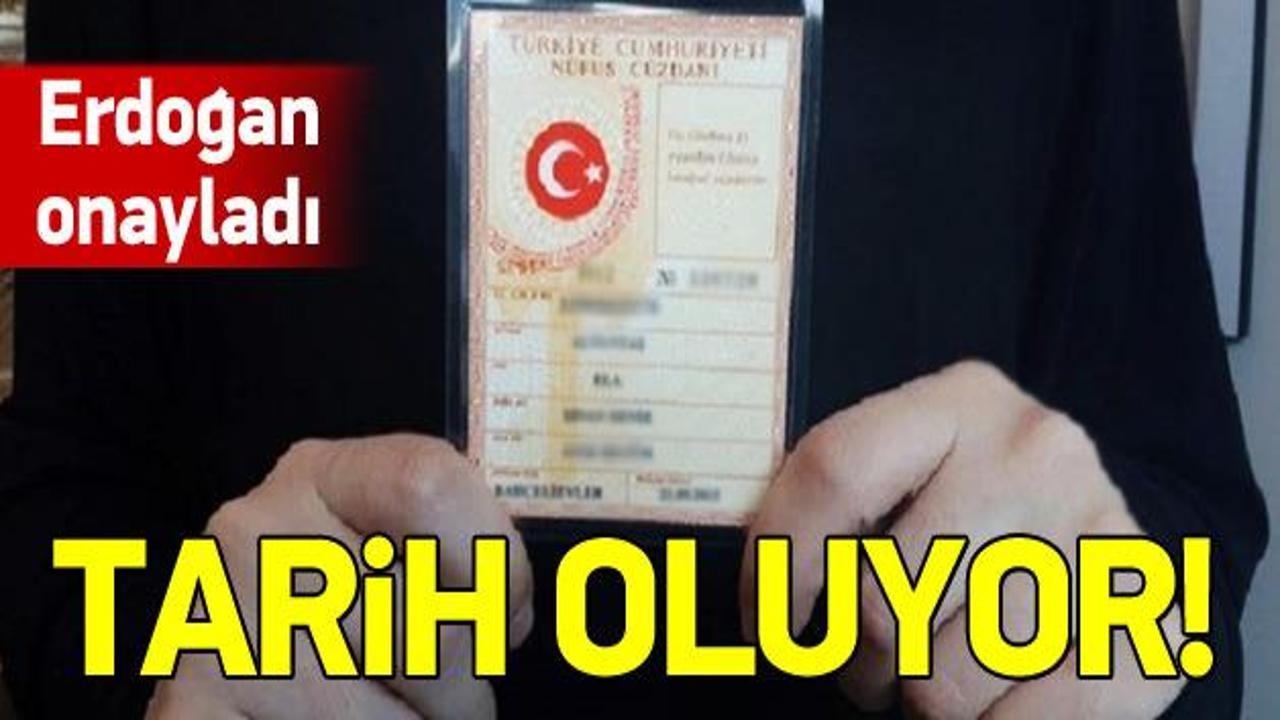 Erdoğan onayladı! Nüfus cüzdanı tarih oluyor