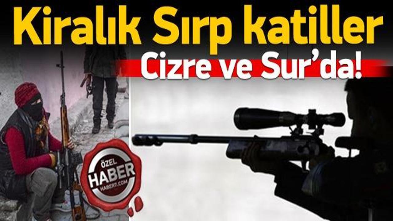 PKK'dan Cizre ve Sur'a kiralık Sırp sniper