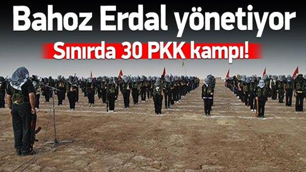 PYD bölgesinde 30 PKK kampı!