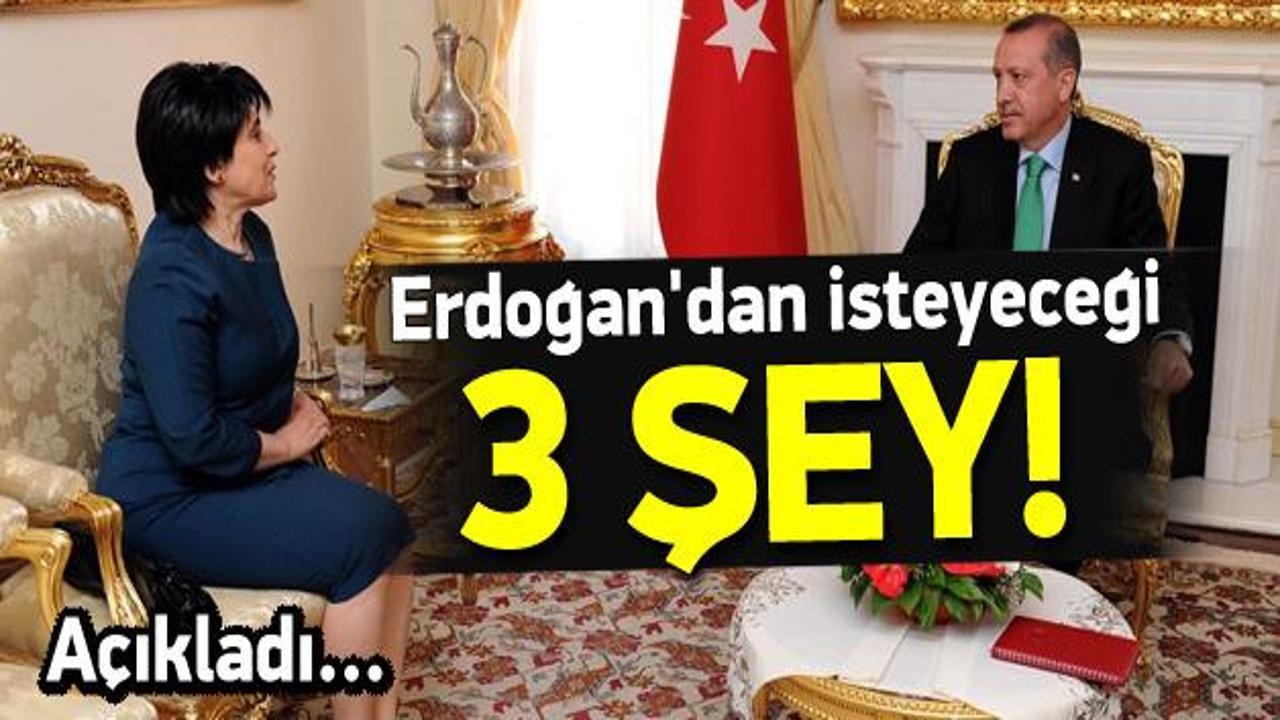  Zana, Erdoğan'dan isteyeceği 3 şeyi açıkladı