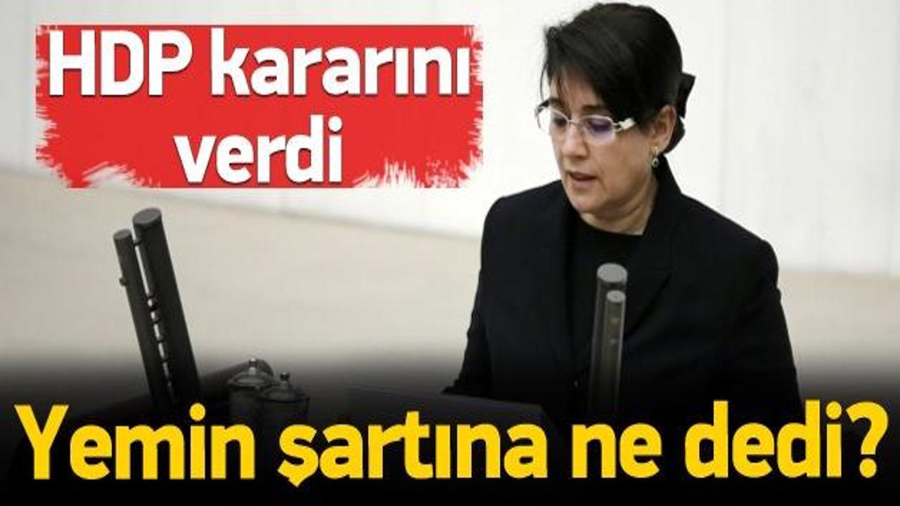 Zana, Erdoğan'ın Yemin şartını değerlendiriliyor
