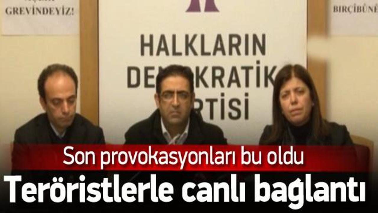 HDP'liler bodrum katındaki teröristlerle konuştu