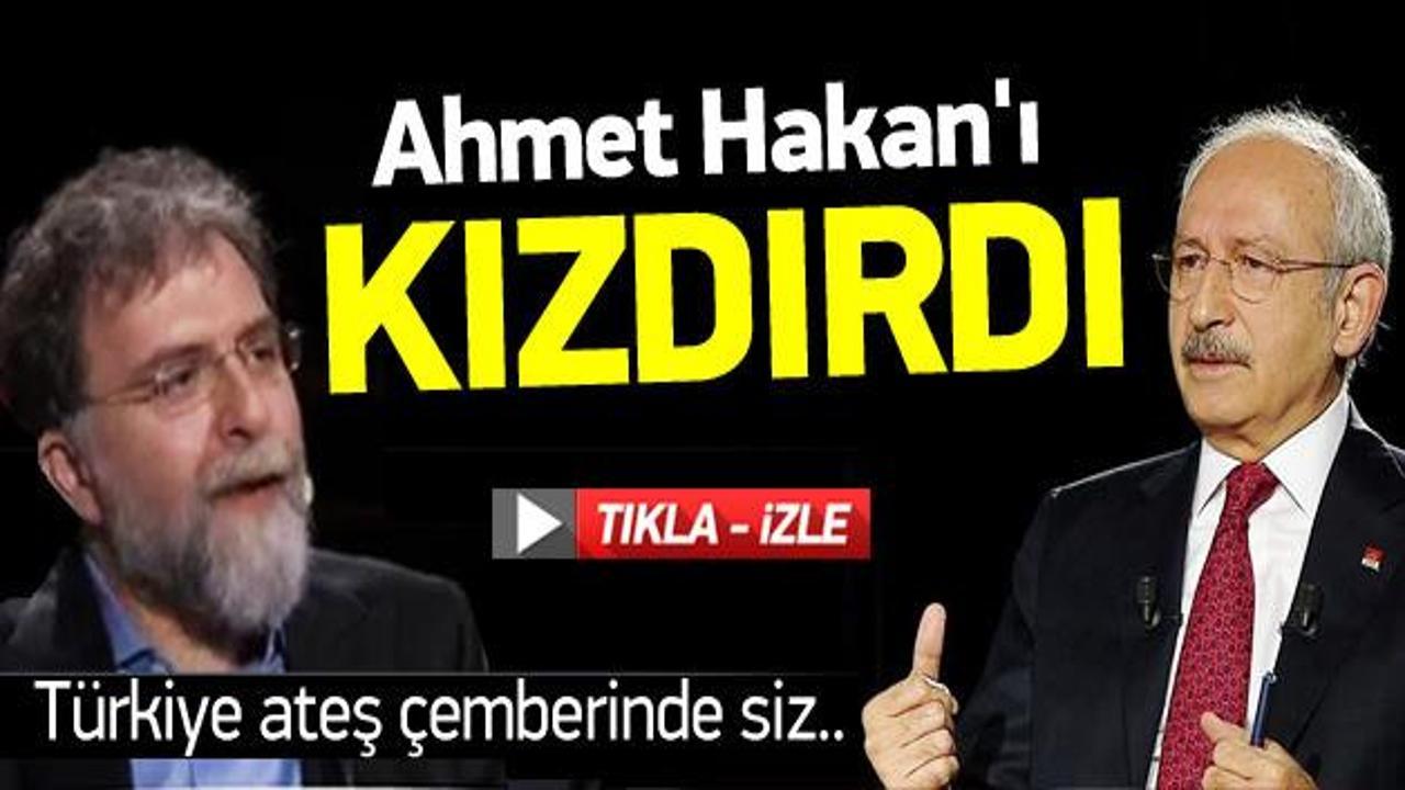 Kılıçdaroğlu'nun sözleri Ahmet Hakan'ı kızdırdı