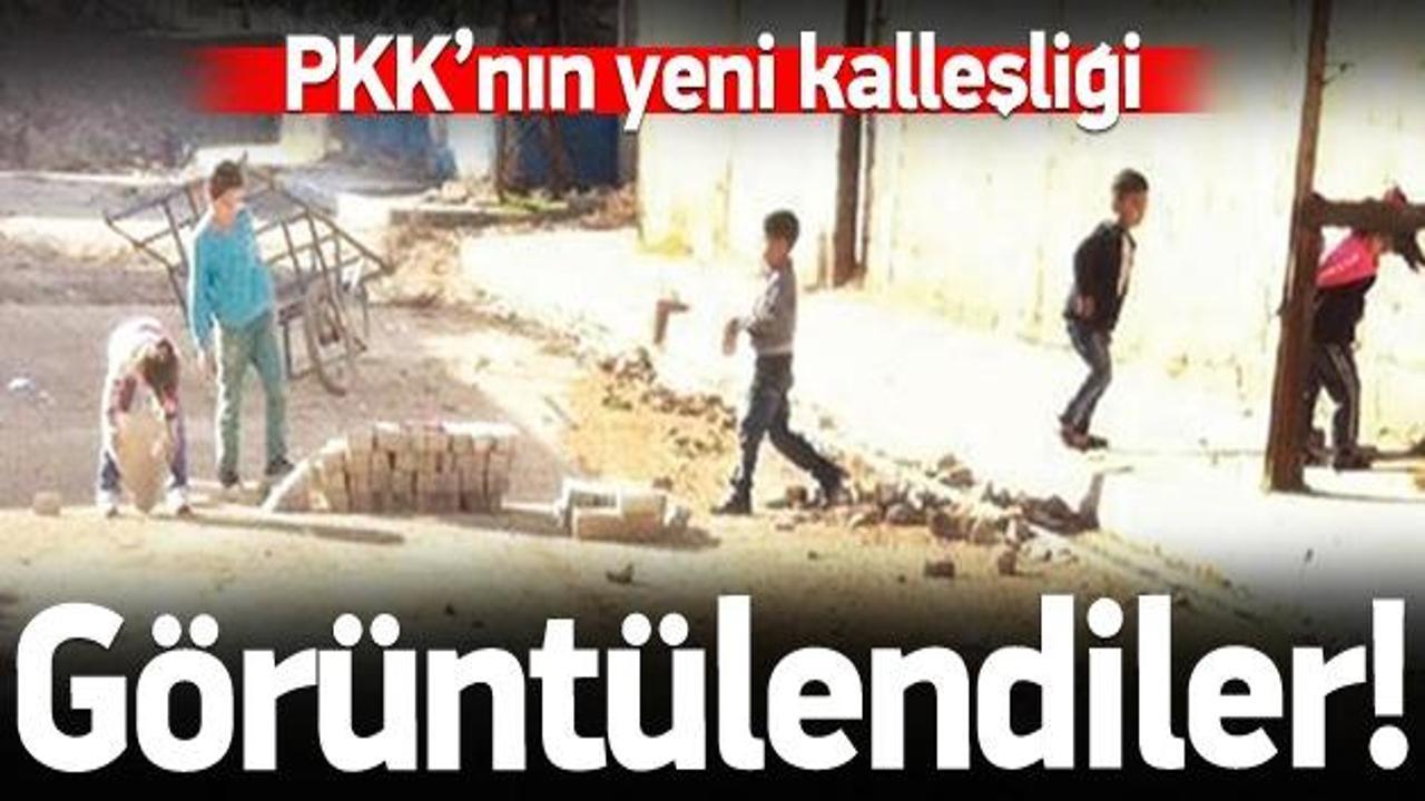 PKK küçük çocukları kullanıyor!