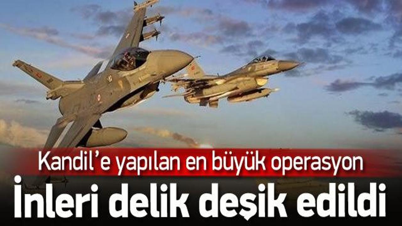 Türkiye 40 savaş uçağıyla Kandil'i vurdu
