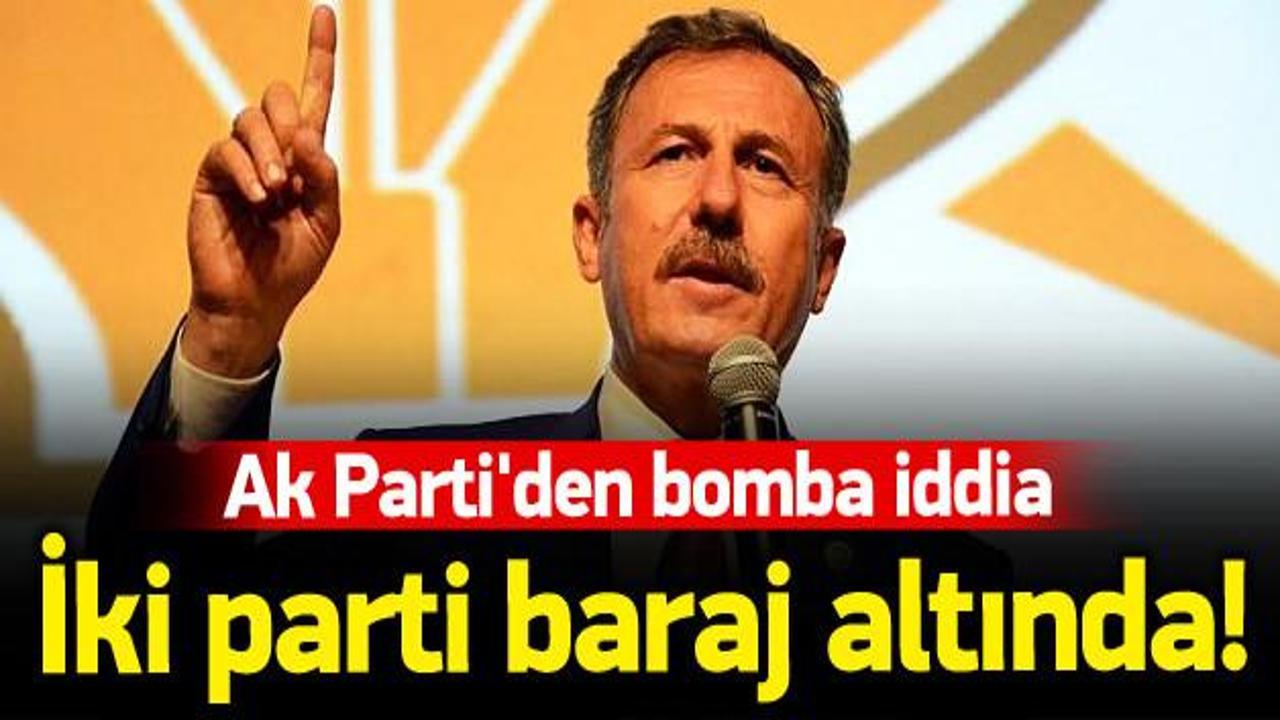 Ak Parti'den bomba iddia: HDP ve MHP baraj altında