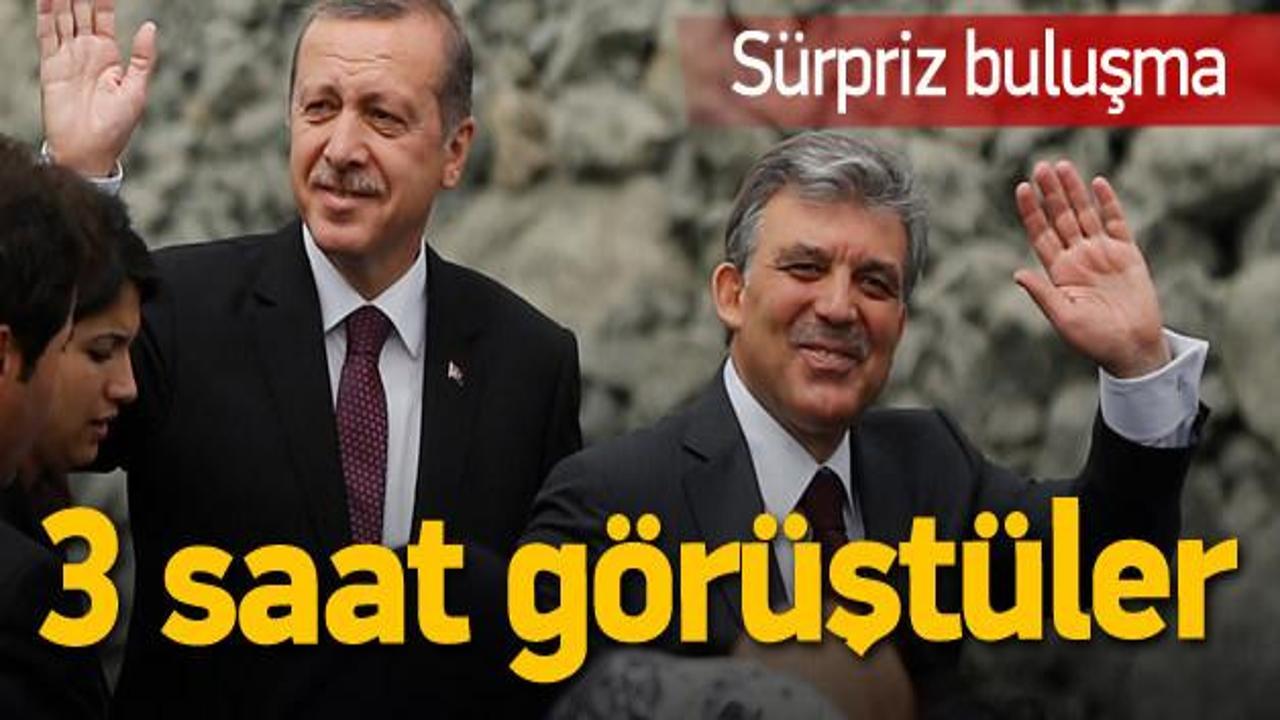 Erdoğan ve Gül’den sürpriz buluşma