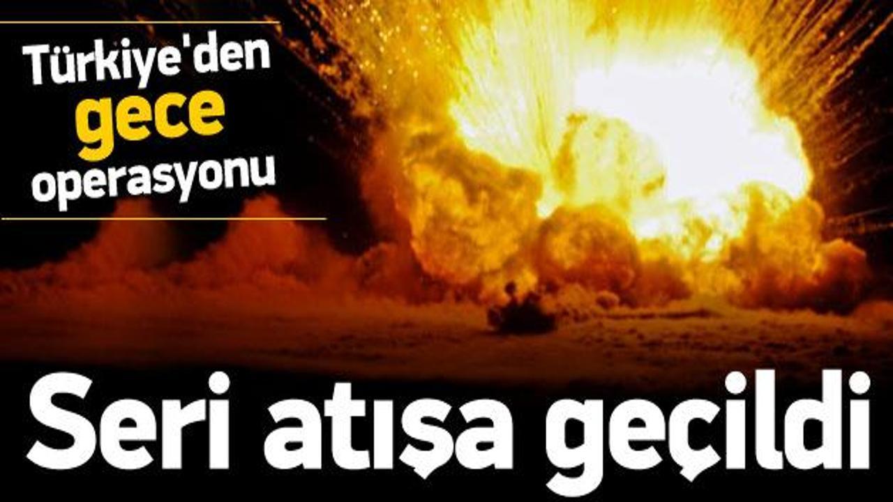 Gece yarısı Türkiye seri bombardımana geçti