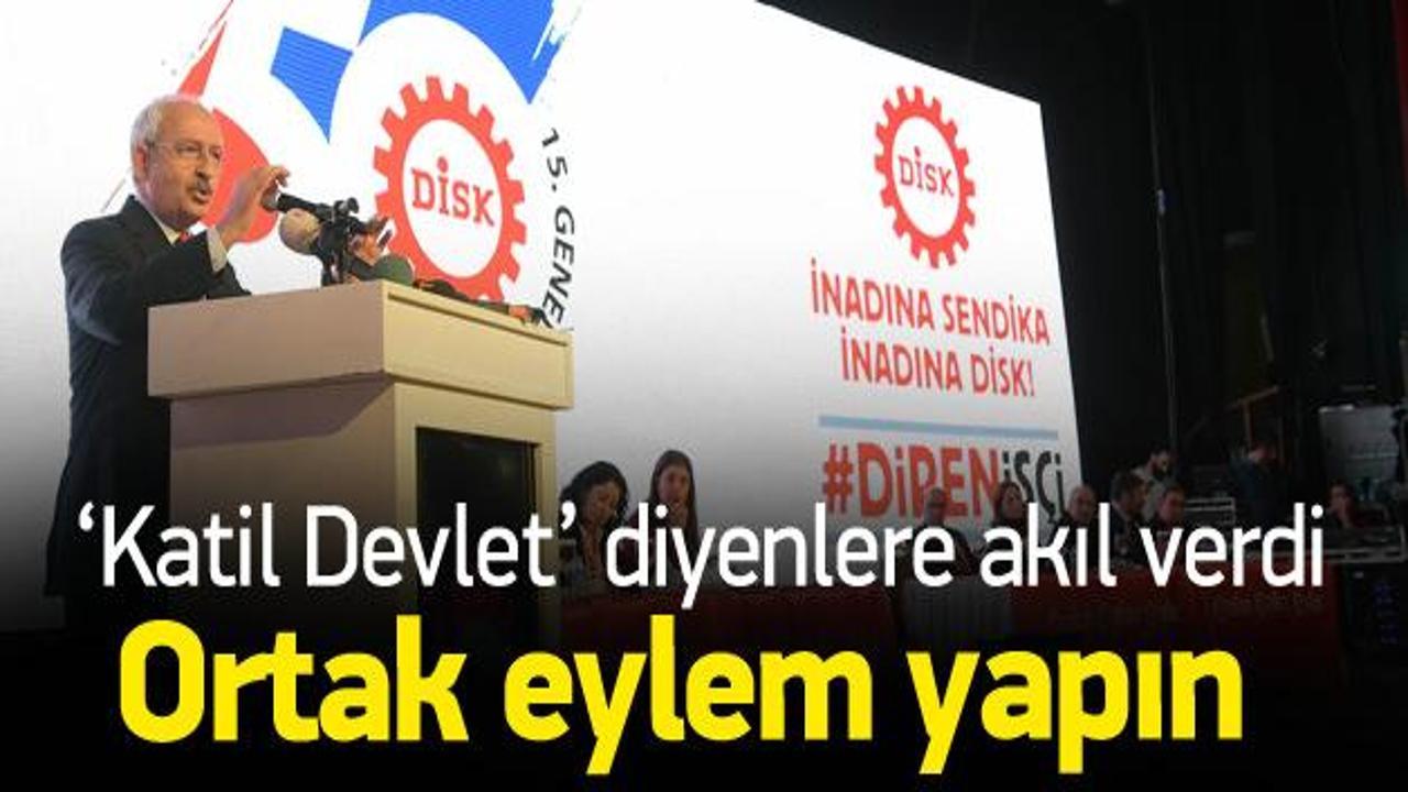 Kılıçdaroğlu DİSK Genel Kurulu'nda konuştu