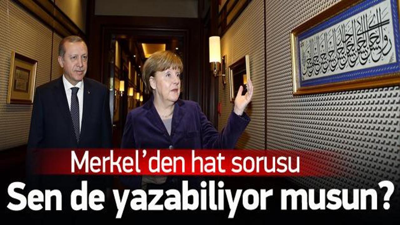 Merkel'den Erdoğan'a hat sorusu