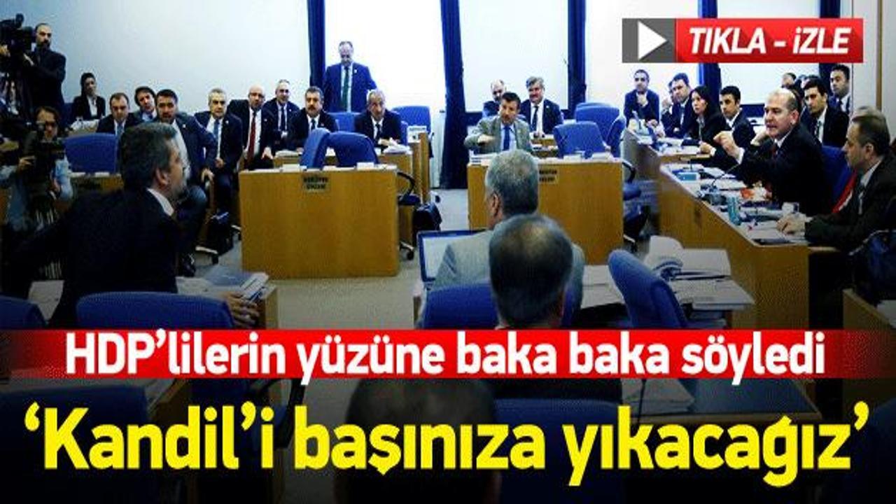 Soylu’dan HDP’lilere: Kandil'i başınıza yıkacağız