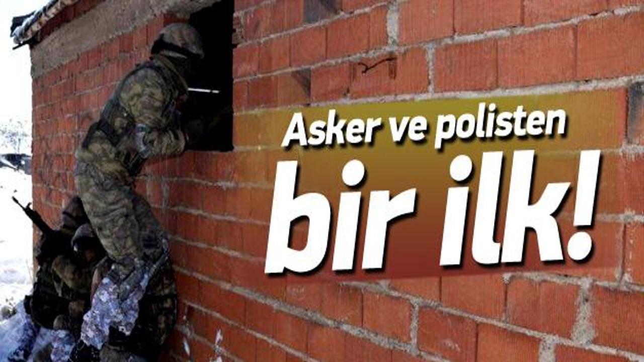 Türk askeri ve polisten bir ilk!