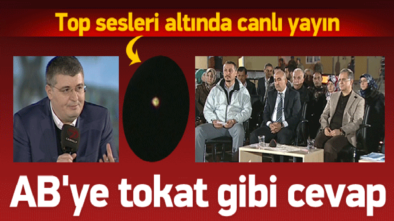 'İskele Sancak' sınırda canlı yayın yaptı