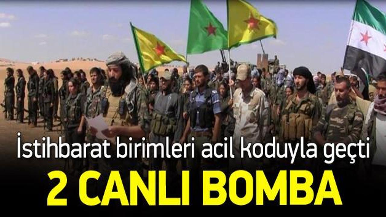 İstihbarat uyardı: Kobani'den 2 canlı bomba geldi