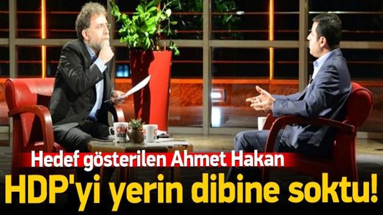 Ahmet Hakan HDP'yi yerin dibine soktu!