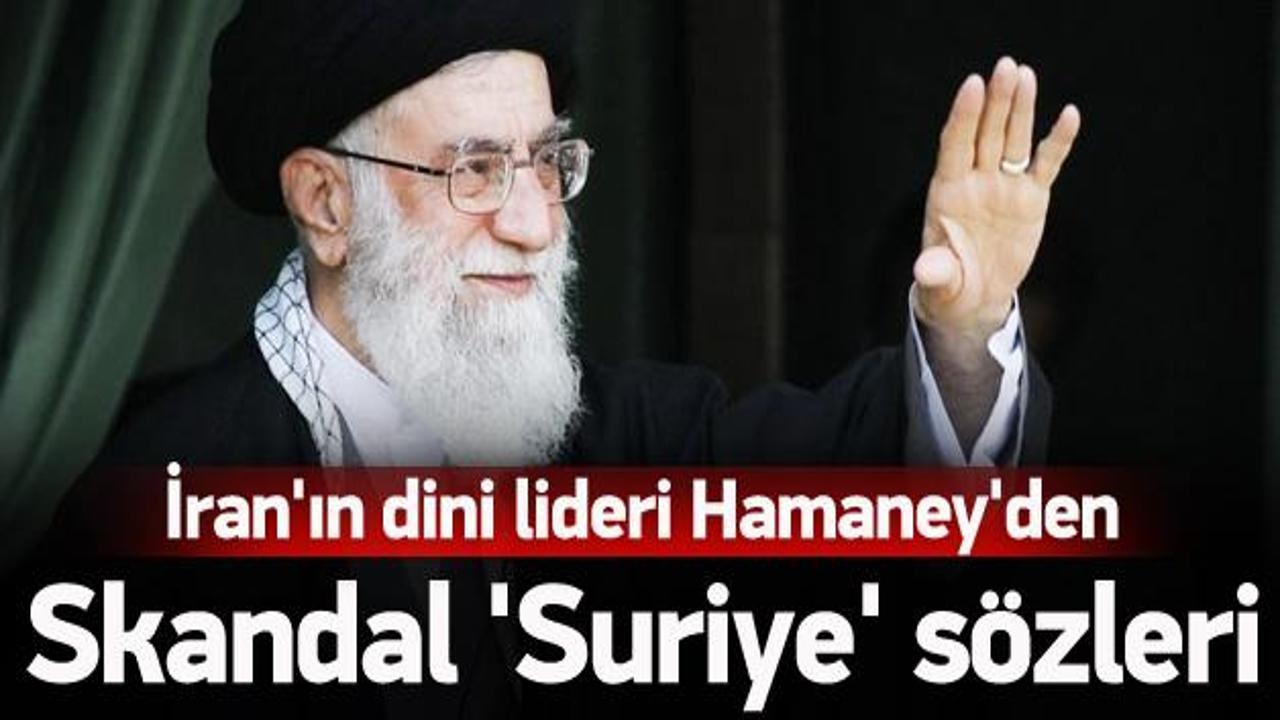 İran dini lideri Hamaney'den skandal sözler