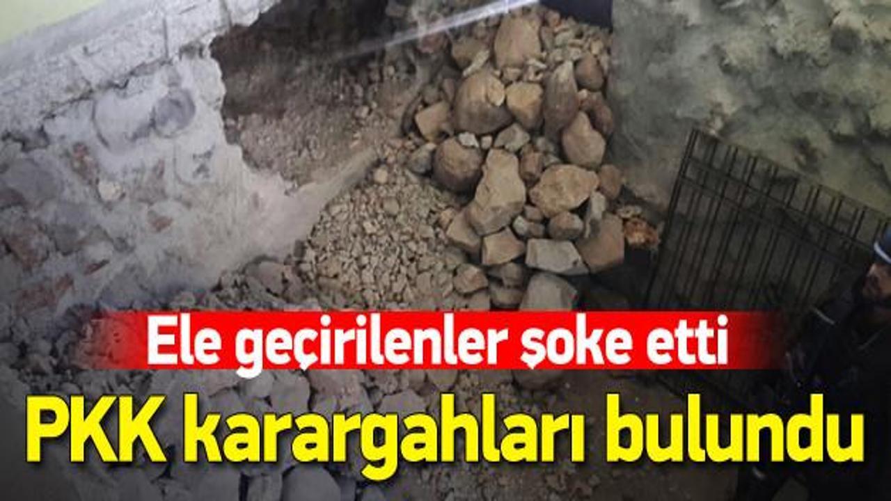 PKK'nın 2 karargahı bulundu