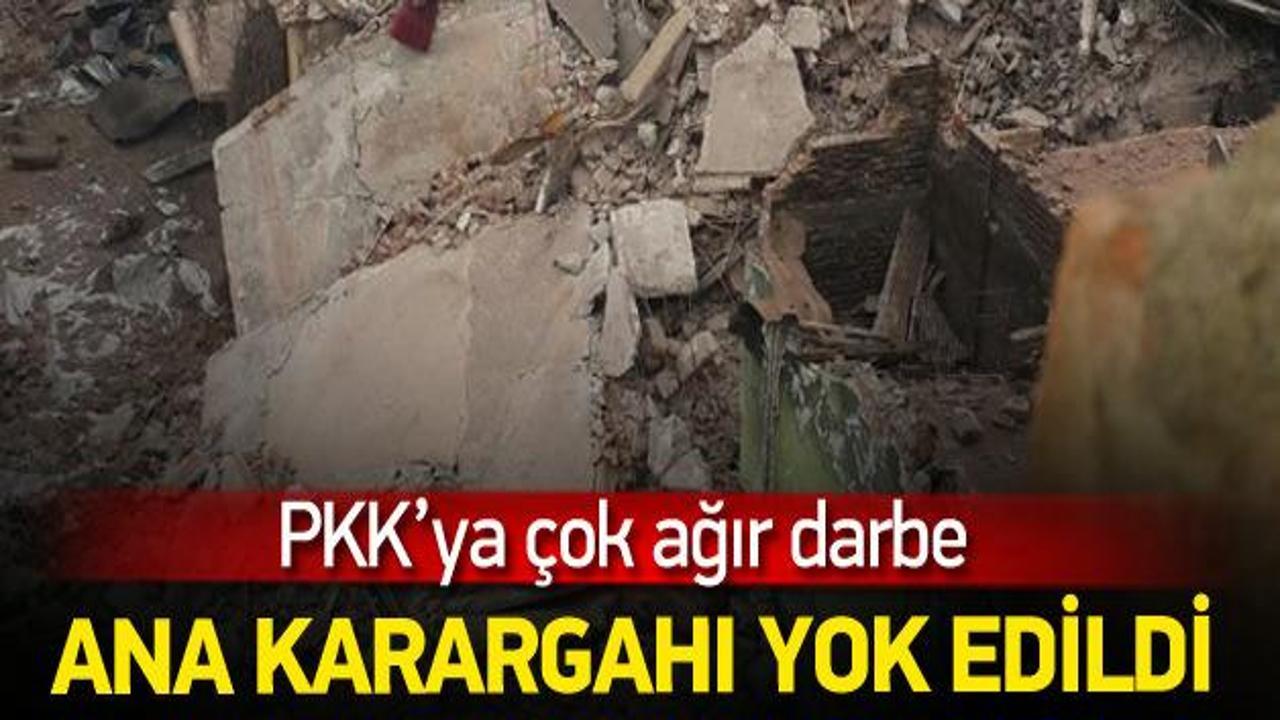 Sur'daki PKK’nın ana karargahı yerle bir edildi