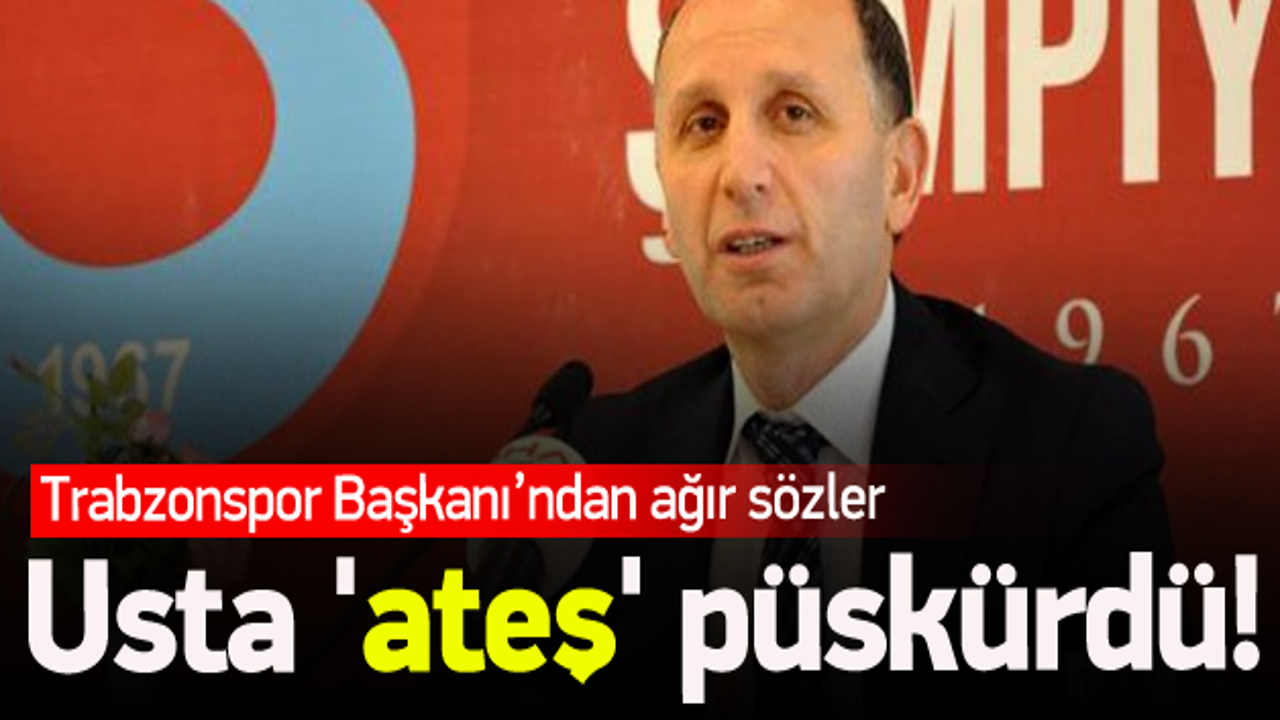 Trabzonspor Başkanı'ndan olay açıklamalar