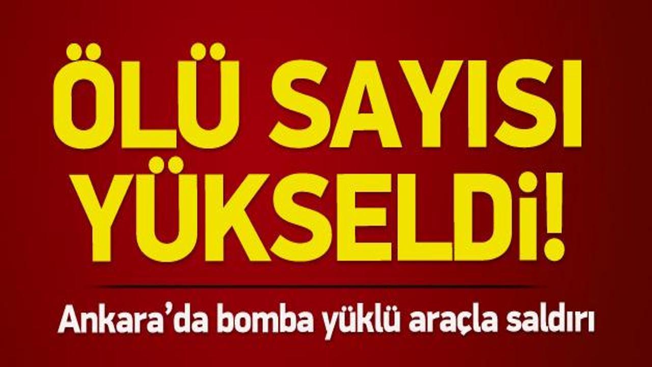 Ankara saldırısında ölü sayısı yükseldi