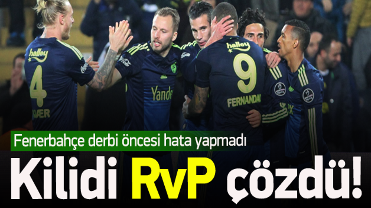 F.Bahçe derbi öncesi hata yapmadı