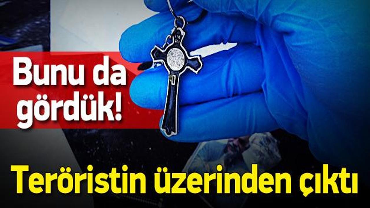 Ter&ouml;ristin &uuml;zerinden 'Ha&ccedil;' işareti &ccedil;ıktı