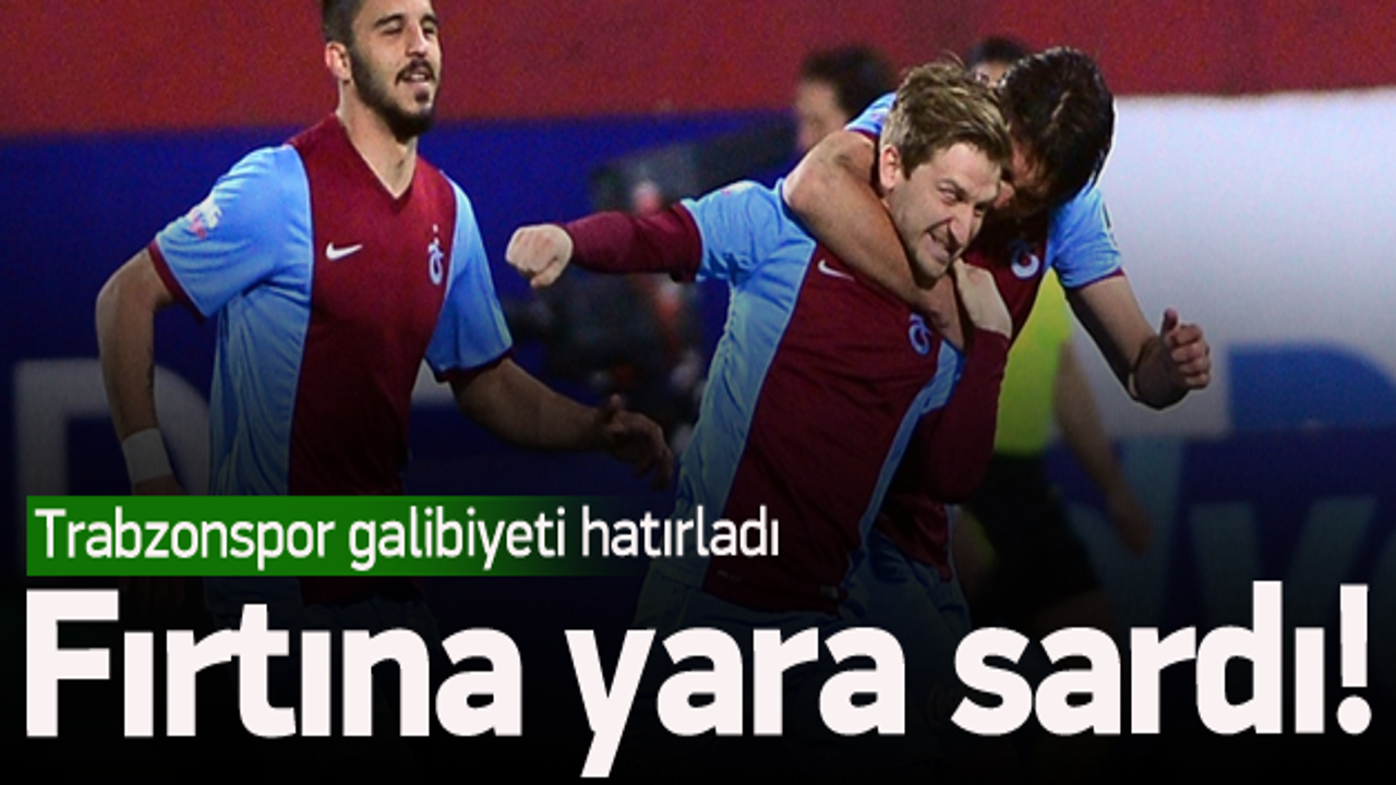 Trabzonspor derin bir 'oh' çekti