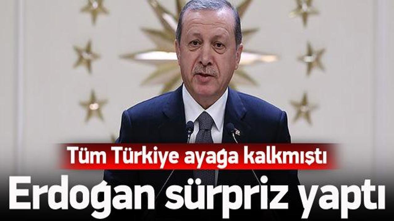 T&uuml;rkiye onu konuşmuştu, Erdoğan s&uuml;rpriz yaptı