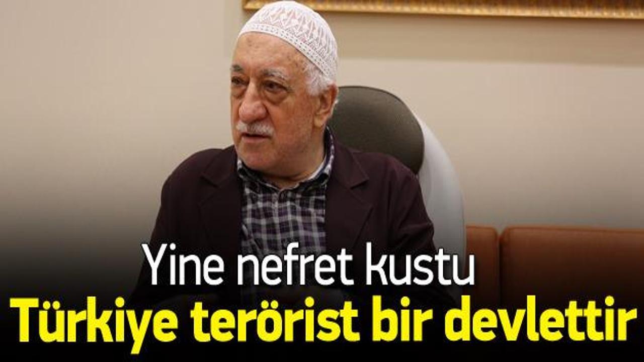 Gülen Türkiye'ye terörist dedi